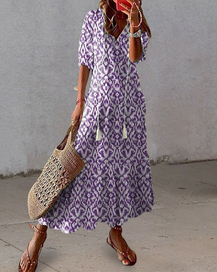 Luna | Robe bohème à coupe flatteuse