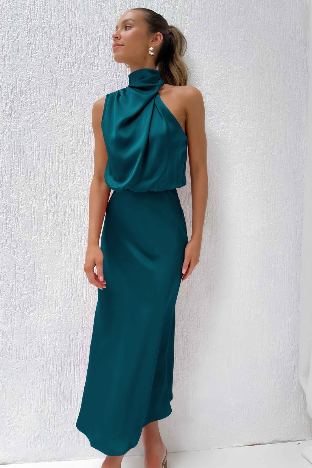 Robe Quentin Drapée Sahara