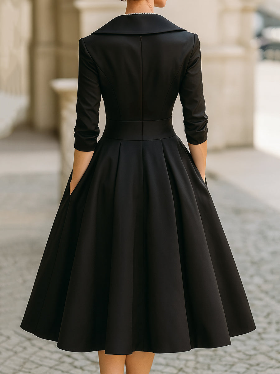 Mai | Robe Midi Élégante Intemporelle