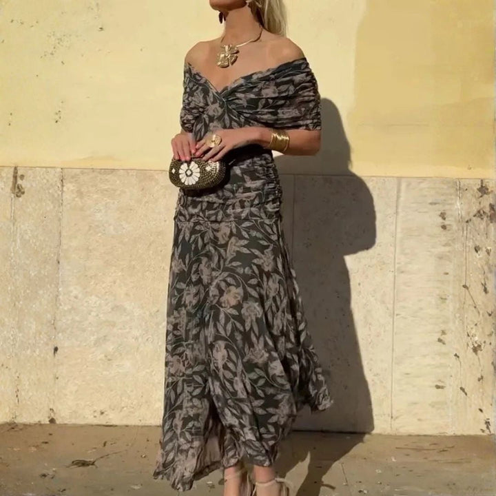 Evelyn – Robe Élégante Avec Décolleté en V