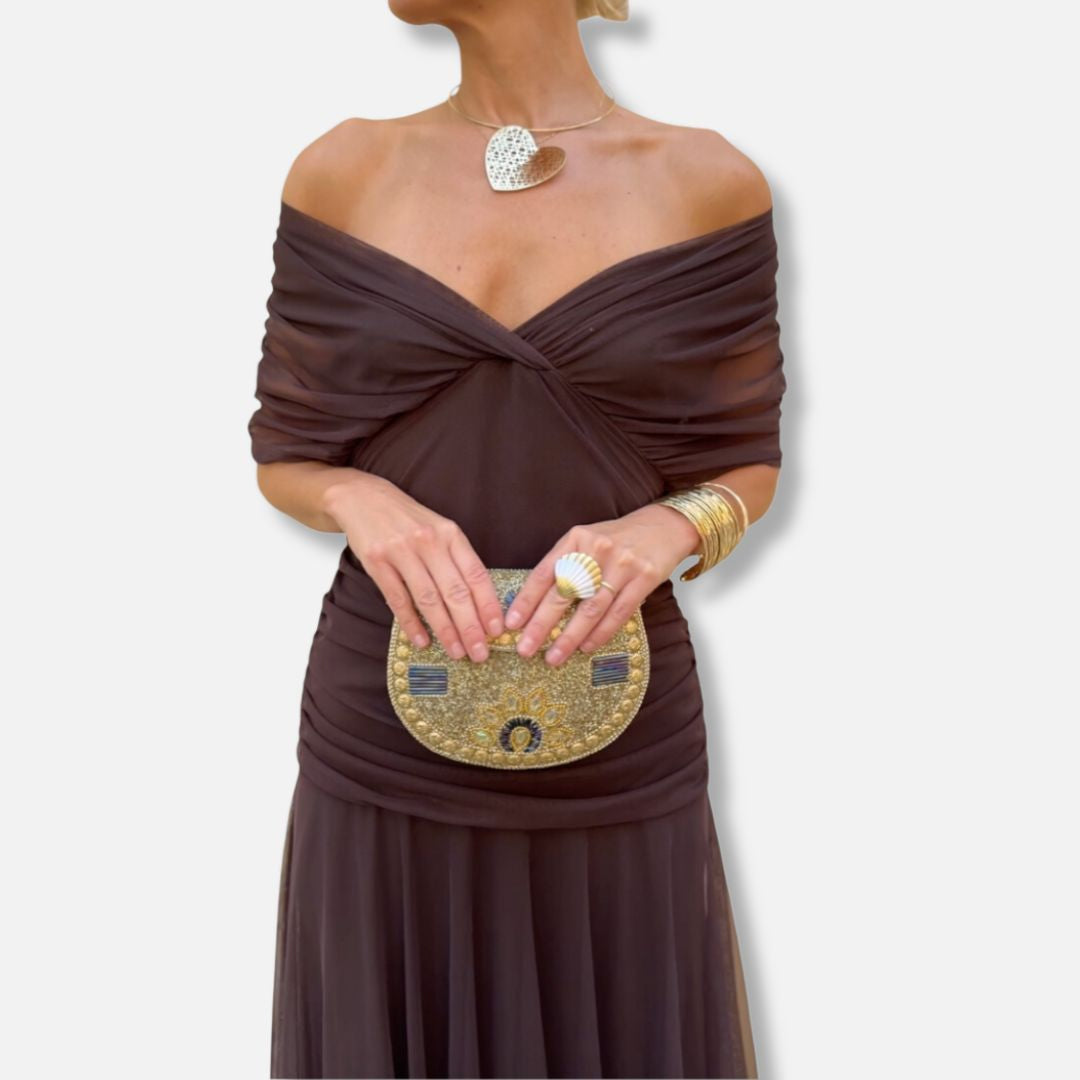 Evelyn – Robe Élégante Avec Décolleté en V
