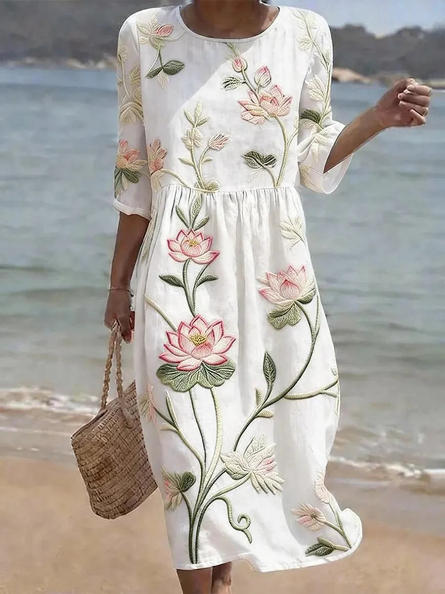 Chloé | Robe Fleurie Élégante