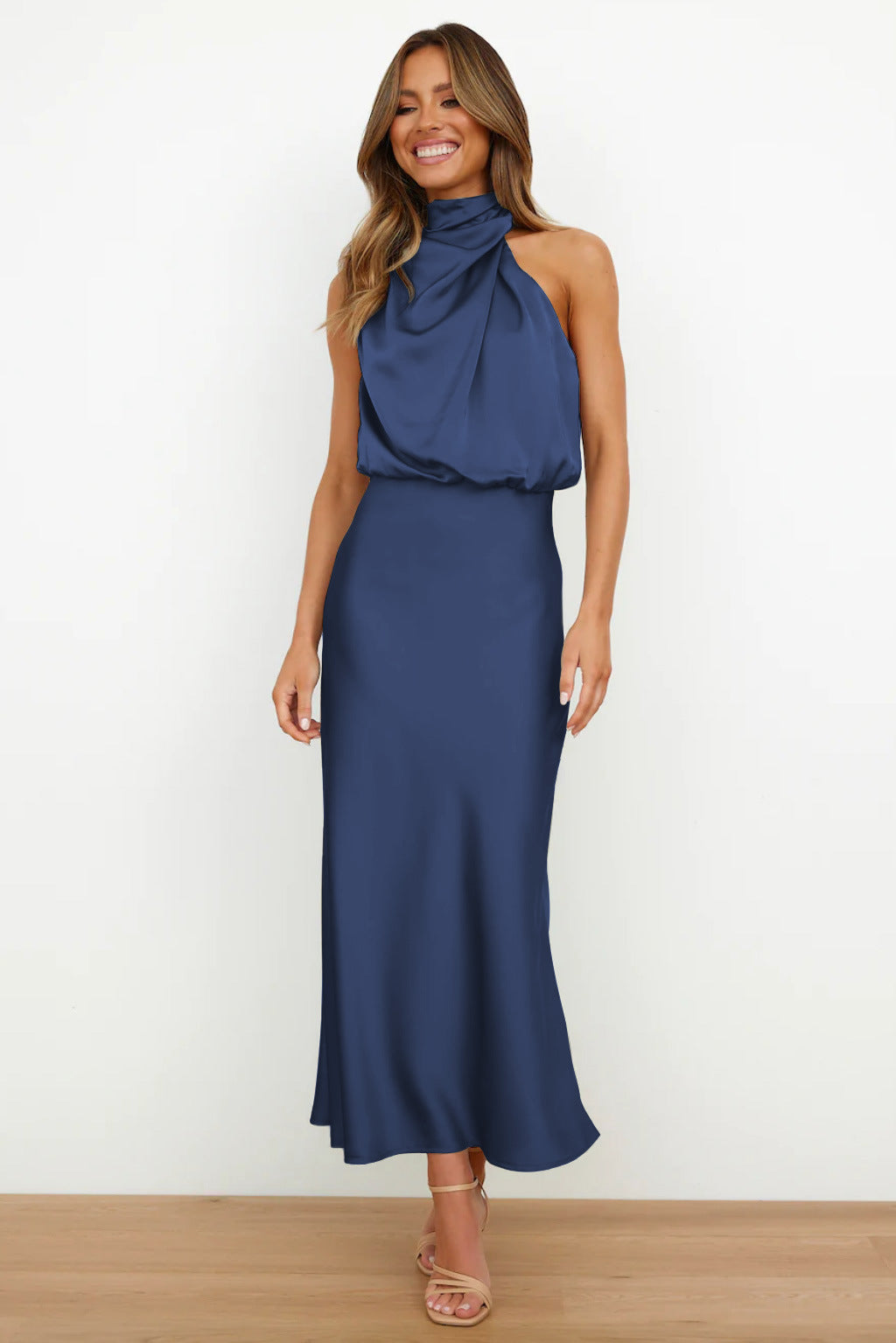 Robe Quentin Drapée Sahara
