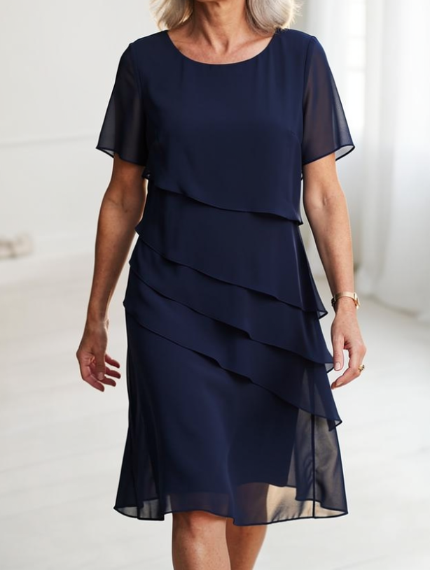 Linda | Robe Ruffle Élégante et Confortable