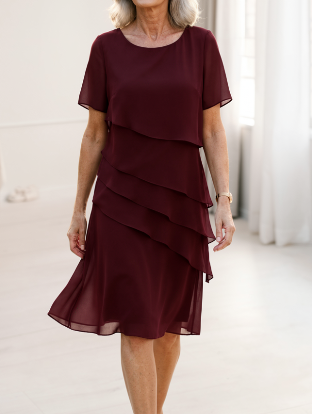 Linda | Robe Ruffle Élégante et Confortable