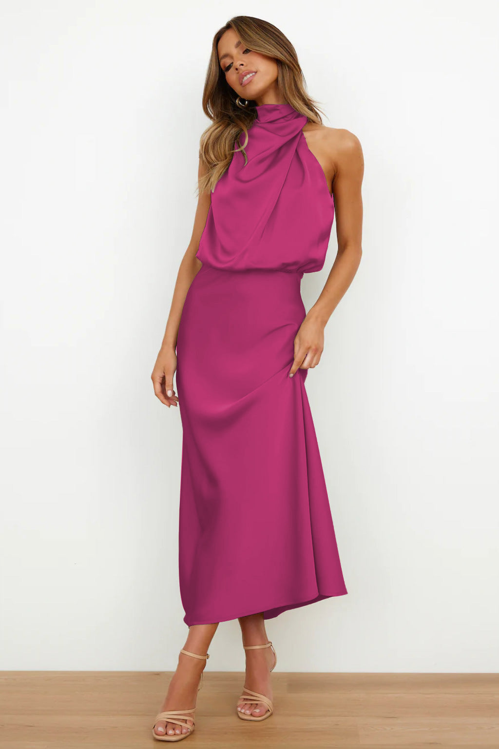 Robe Quentin Drapée Sahara