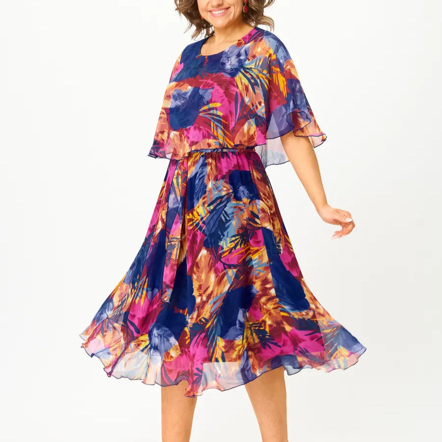 Barbara | Robe Chiffon Grande Taille