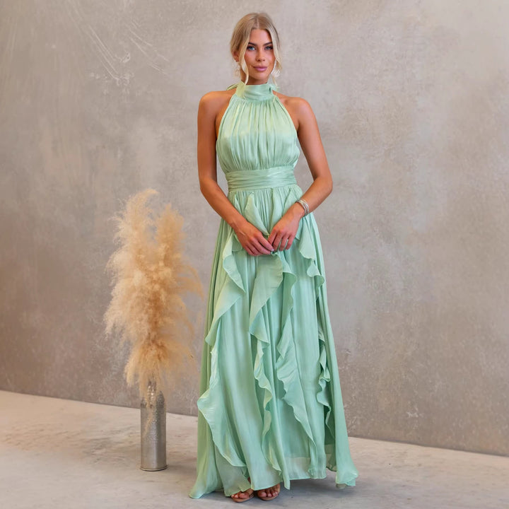 Robe Maxi à Dos Nu Celestia