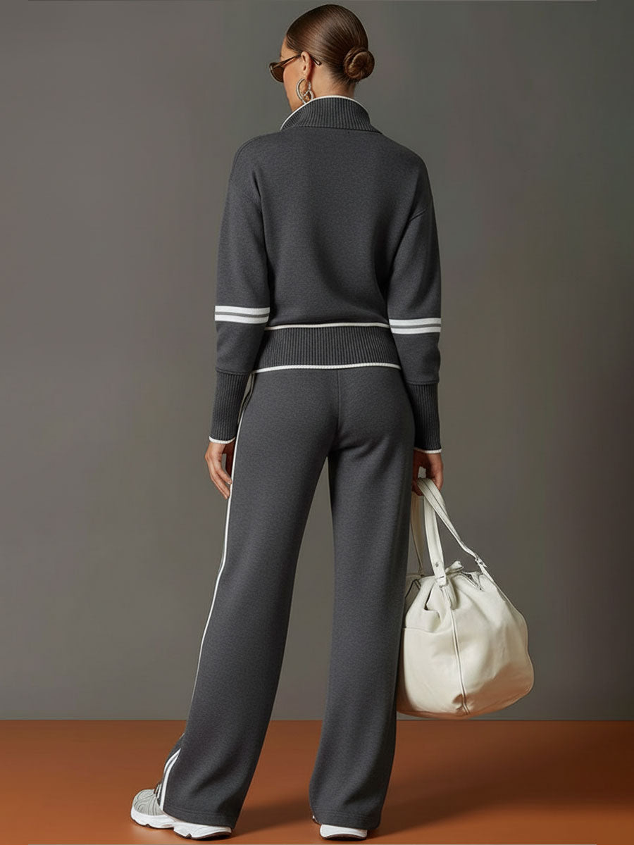 Marietta | Ensemble avec blouse et pantalon à jambes larges