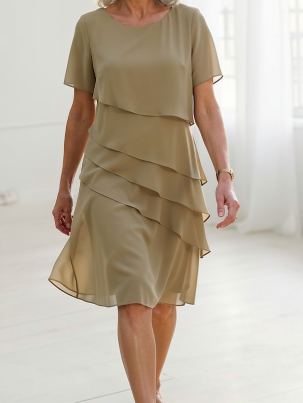 Linda | Robe Ruffle Élégante et Confortable