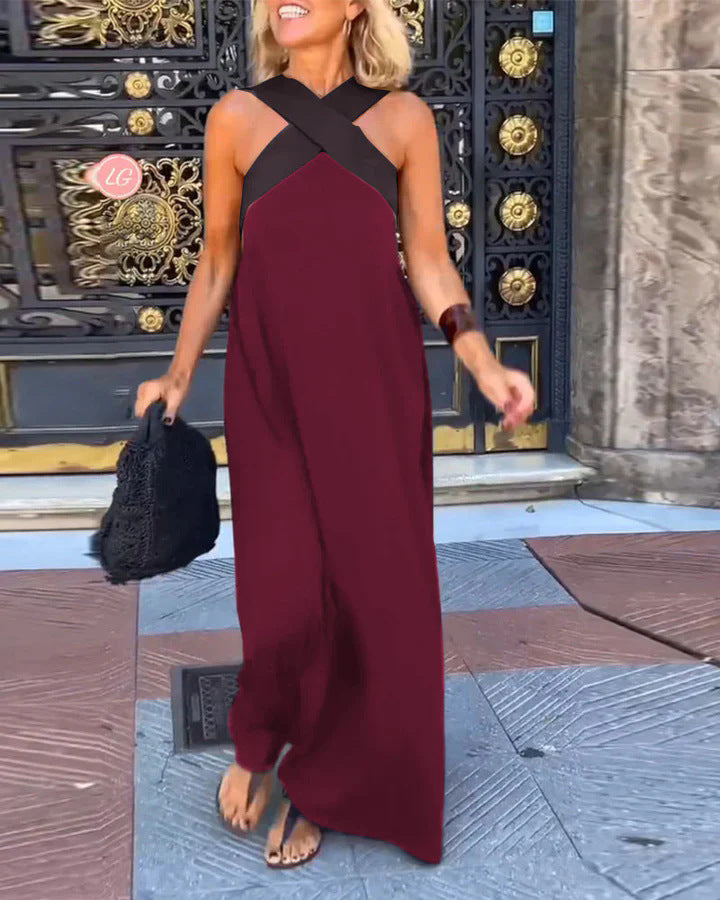 Delphine | Robe à Découpe Croisée
