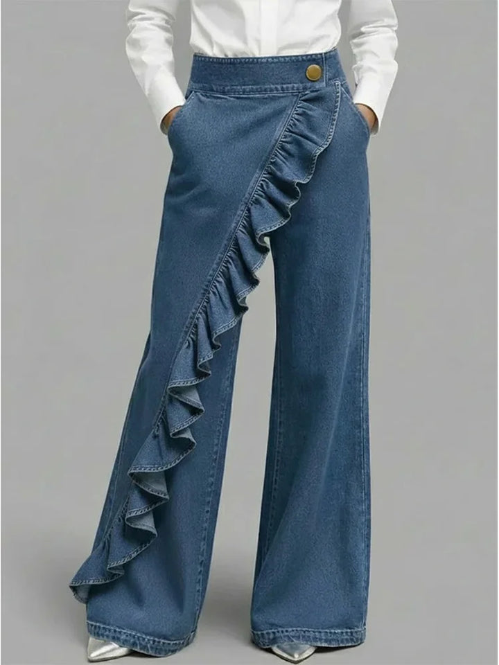 Linda | Pantalons en denim larges et confortables