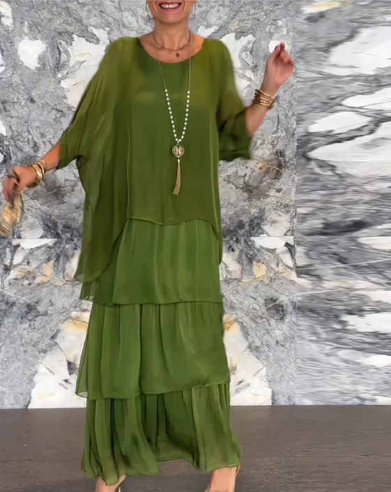 Lara | Robe Maxi Élégante Fluide