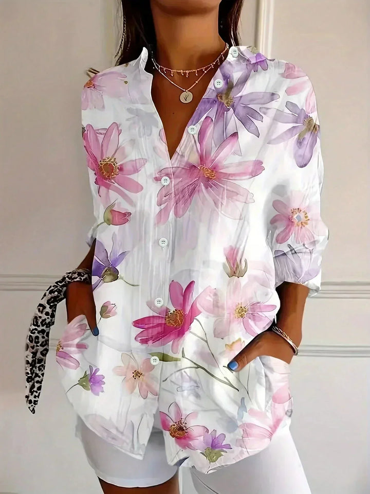Rina™ | Blouse avec imprimé coloré