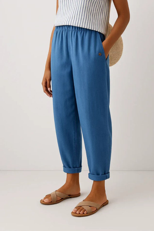 Romina™ | Pantalon en lin et coton, style intemporel