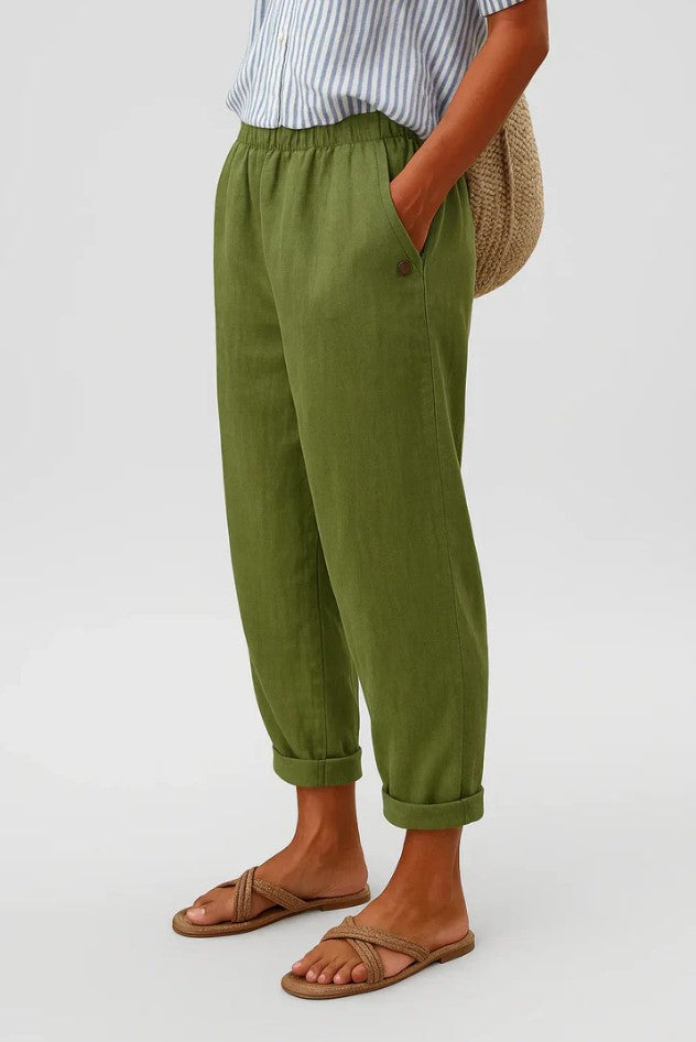 Romina™ | Pantalon en lin et coton, style intemporel
