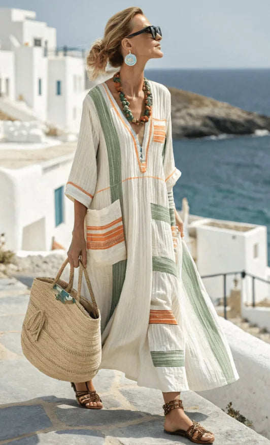 Angelina - Robe Maxi d'Été