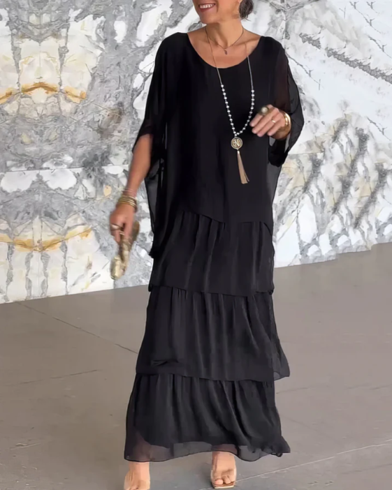 Lara | Robe Maxi Élégante Fluide