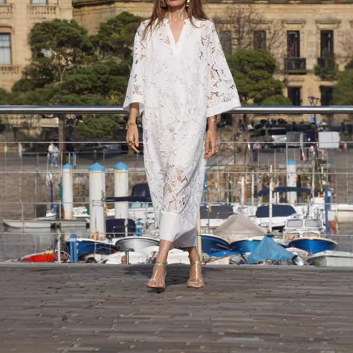 Nerisse - Robe en Dentelle Confortable