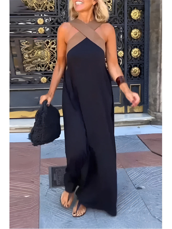 Delphine | Robe à Découpe Croisée