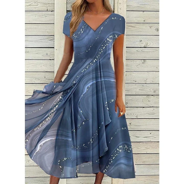 Fenella - Robe Midi à Col V