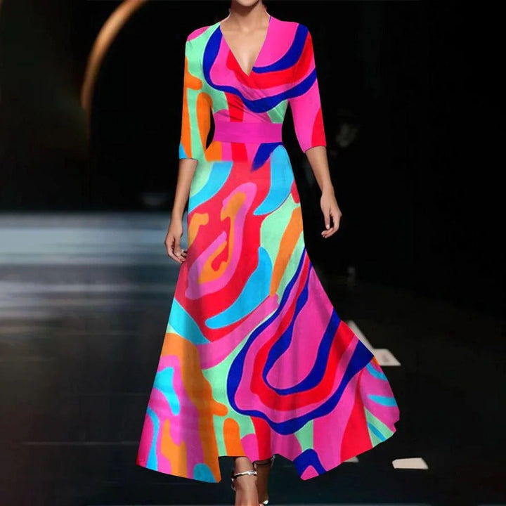 Robe Chic avec Imprimé Floral